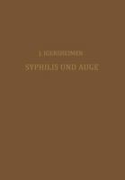 Syphilis Und Auge 364298536X Book Cover