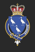 Bender: Bender Coat of Arms and Family Crest Notebook Journal (6 x 9 - 100 pages) 167120073X Book Cover