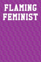 Flaming Feminist: Guitar Tab Notebook 6”x9” 120 Pages 1690607556 Book Cover