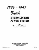 1946 - 1947 Buick Convertible Hydro-Electric Power System Supplement By Detroit Iron 1791420397 Book Cover