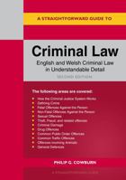 A Straightforward Guide to Criminal Law 1802363890 Book Cover