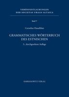 Grammatisches Worterbuch Des Estnischen 3447058560 Book Cover