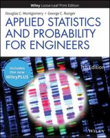Applied Statistics and Probability for Engineers, WileyPLUS NextGen Card with Loose-leaf Set Single Semester 1119758696 Book Cover