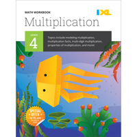 IXL Math Workbook: Grade 4 Multiplication 1947569317 Book Cover