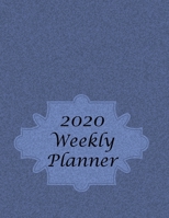 2020 Weekly Planner: Jan 1 thru Dec 31 2020: 2 day Weekly layout includes notes alerts daily and next week planning, Monthly calendar layout includes birthdays notes priorities goals - Blue Denim 1711356611 Book Cover