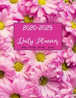 2020 -2025 Planner: Six Years Calendar Planners Notebook January To December Personal Blank Template Fill In Academic Agenda Organizer - Yearly Goals Journal Tracker - Beautiful Pink Daisies 1697273378 Book Cover