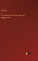 Sprache und Sprachdenkmäler der Langobarden 336864534X Book Cover