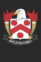 Appleton: Appleton Coat of Arms and Family Crest Notebook Journal (6 x 9 - 100 pages) 1709991100 Book Cover