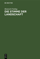 Die Stimme der Landschaft (German Edition) 3486768603 Book Cover
