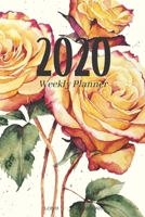 2020 Planner: Weekly and Monthly, Roses Floral Print, January 1 2020 to December 31 2020 with inspirational quotes 1675654700 Book Cover