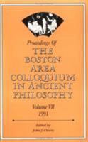 Proceedings of the Boston Area Colloquium in Ancient Philosophy 0819178098 Book Cover