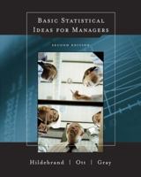 Basic Statistical Ideas for Managers (with CD-ROM) 0534255248 Book Cover