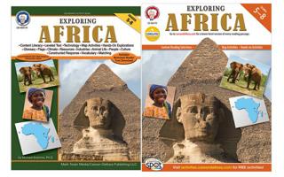 Exploring Africa, Grades 5 - 8 1580376207 Book Cover