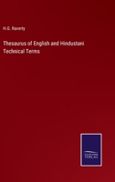 Thesaurus of English and Hindustani Technical Terms 3375142803 Book Cover