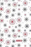 Address.: Address Book. (Christmas Edition Vol. 33) Glossy And Soft Cover, Large Print, Font, 6" x 9" For Contacts, Addresses, Phone Numbers, Emails, Birthday And More. 1981670122 Book Cover