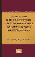 A Letter from the King of Portugal 0816660107 Book Cover