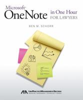 Microsoft OneNote in One Hour for Lawyers 1614381852 Book Cover