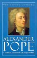 Alexander Pope 0192813463 Book Cover