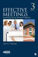 Effective Meetings: Improving Group Decision Making (SAGE Human Services Guides) 0803915209 Book Cover