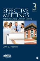 Effective Meetings: Improving Group Decision Making (SAGE Human Services Guides) 148334021X Book Cover