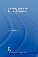 A History of Russian Economic Thought 0415547660 Book Cover