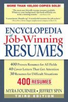 Encyclopedia of Job-Winning Resumes 1564148718 Book Cover