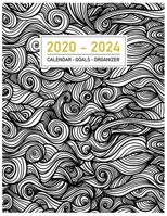 Calendar • Goals • Organizer: 2020-2024 Planner I Abstract Art I 60 Months I 5 Years Appointments, Family Event Log Book I Business Plan I Monthly ... I Motivational Journal I Christmas Gift 1699743924 Book Cover