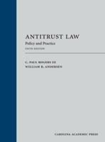 Antitrust Law : Policy and Practice 1531017193 Book Cover