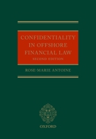 Confidentiality in Offshore Financial Law 0199693447 Book Cover