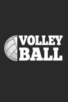 Volleyball Notebook: 6x9inch Volleyball Notebook Dot Grid 1073656233 Book Cover