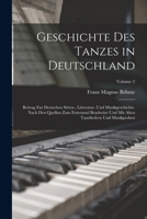 Geschichte des Tanzes n Deutschland. II. 1019032375 Book Cover