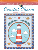 Creative Haven Coastal Charm Coloring Book 048685664X Book Cover