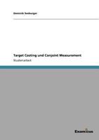 Target Costing Und Conjoint Measurement 3656997306 Book Cover