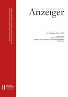 Geistes-, Sozial-Und Kulturwissenschaftlicher Anzeiger 151. Jahrgang 2016, Heft 2 3700180764 Book Cover