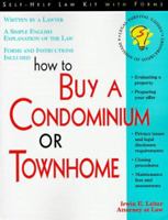 How to Buy a Condominium or Townhouse 1572481641 Book Cover