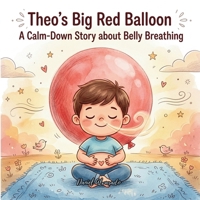 Theo’s Big Red Balloon: A Calm-Down Story about Belly Breathing (The Social-Emotional Little Monsters) B0GVTSZC6S Book Cover