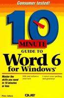 Ten Minute Guide To Word For Windows 6 1567613454 Book Cover