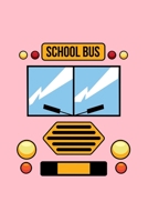 School Bus: Dot Grid Journal - School Bus Costume Cool Easy Vehicle Halloween Gift - Pink Dotted Diary, Planner, Gratitude, Writing, Travel, Goal, Bullet Notebook 1695365011 Book Cover