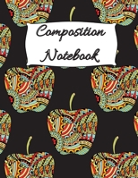 Composition Notebook: Simple linear notebook with college ruled 100 pages (8.5x11 format) / Composition Notebook for students / Wide Blank Lined Workbook / Linear Journal / Crazy Fruits Collection 1716317428 Book Cover