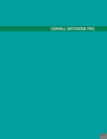 Cornell Notebook Pro: Large Note Taking System For School And University. College Ruled Pretty Light Notes. Bluebell Light Blue Bold Green Cover - Trendy Note Paper Journal. Cornell Notes Notebook. 1692699008 Book Cover