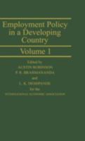 Employment Policy in a Developing Country: A Case-Study of India 0333327330 Book Cover