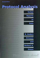 Protocol Analysis - Rev'd Edition: Verbal Reports as Data 0262550237 Book Cover