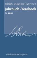 Jahrbuch Des Simon-Dubnow-Instituts / Simon Dubnow Institute Yearbook IV/2005 352536931X Book Cover