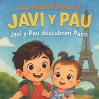 Javi y Pau descubren París: Un viaje mágico por la ciudad de las luces (Spanish Edition) B0FJXRLK6M Book Cover
