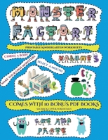Printable Kindergarten Worksheets (Cut and paste Monster Factory - Volume 3): This book comes with collection of downloadable PDF books that will help ... Books are designed to improve hand-eye coor 1839879351 Book Cover