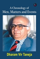 A Chronology of Men, Matters and Events 8124117993 Book Cover