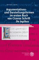 Argumentations- Und Darstellungsformen Im Ersten Buch Von Ciceros Schrift 'de Legibus' 3825351637 Book Cover