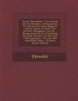 Groot Placaatboek: Vervattende Alle de Placaaten, Ordonnantien En Edicten Der Edele Mogende Heeren Staten 's Lands Van Utrecht: Mitsgader 1287433650 Book Cover