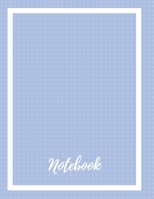 Composition Notebook: Lined Notebook Journal Paperback - Baby Blue Polka - 120 Ruled Pages - Large (8.5 x 11 inches) - Back To School - Kids - Teens - Adult - Authors - Workbook - Diary - Planner - Co 1705859682 Book Cover