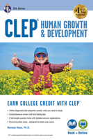 CLEP® Human Growth  Development, 10th Ed., Book + Online 0738612529 Book Cover